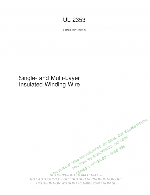 UL 2353 PDF UL 2353 PDF
